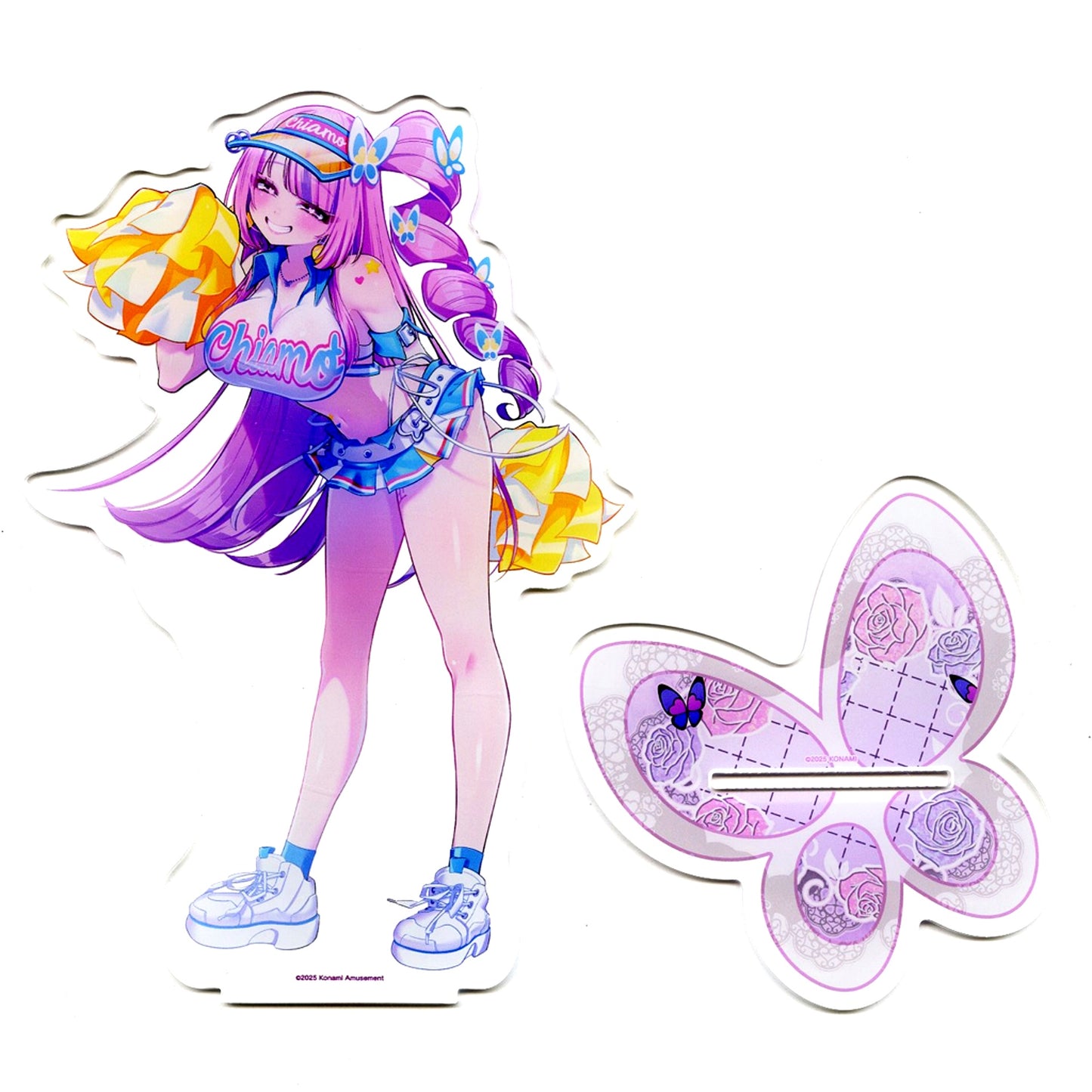 Moa Chiamo Chia Chiamo B-2 Prize Chase Chase Jokers Moa Chiamo ga Ippai Kuji Konami Premium Kuji Online Just Right BIG Acrylic Stand B [USED]
