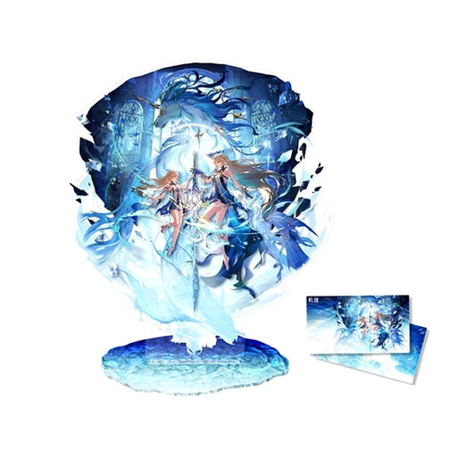Cartethyia Wuthering Waves Resonator Theme Jumbo Splash Art Acrylic Stand Bonus Card Included [USED]