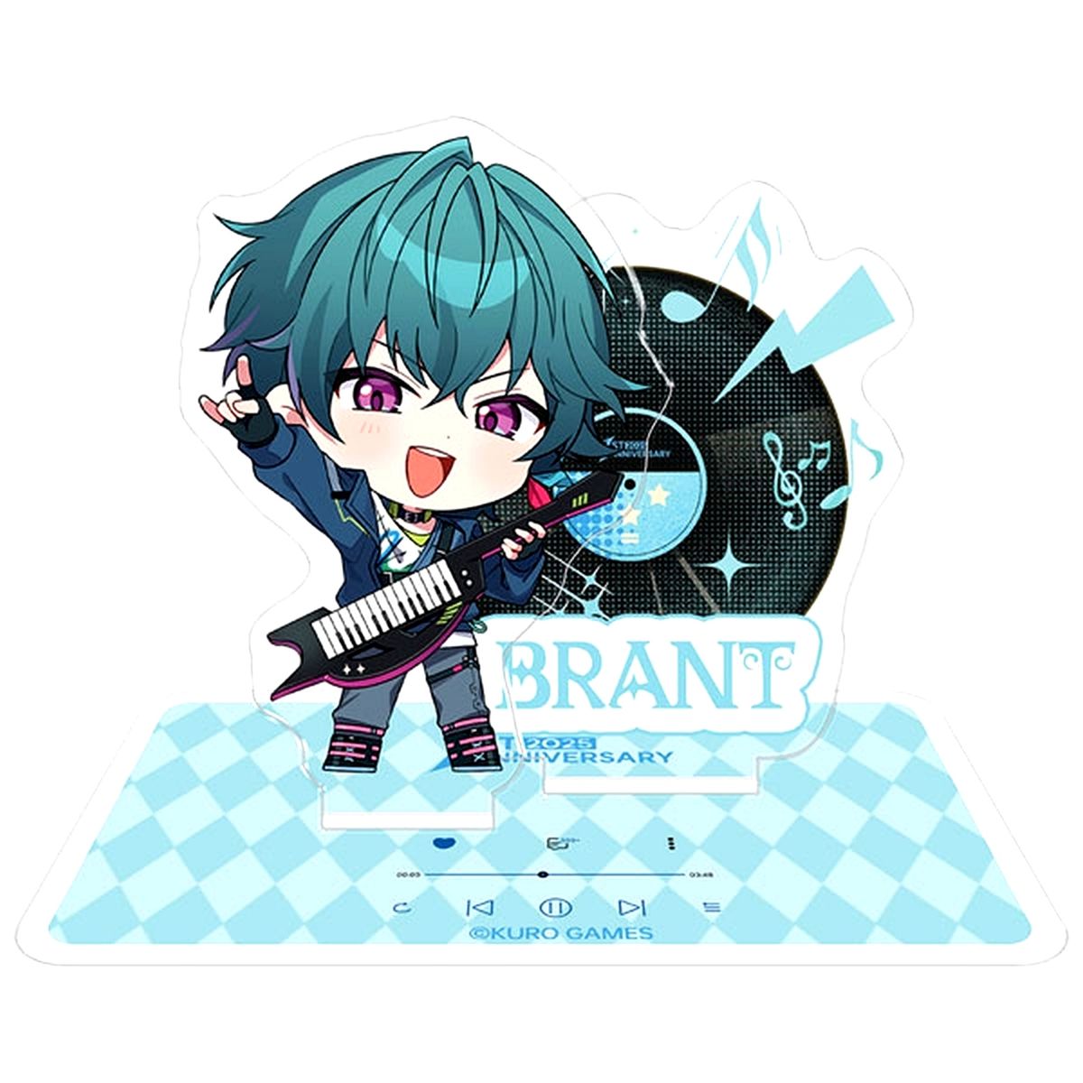 Brant Tide Chasing Voice Theme Chibi Character Acrylic Stand Wuthering Waves [USED]