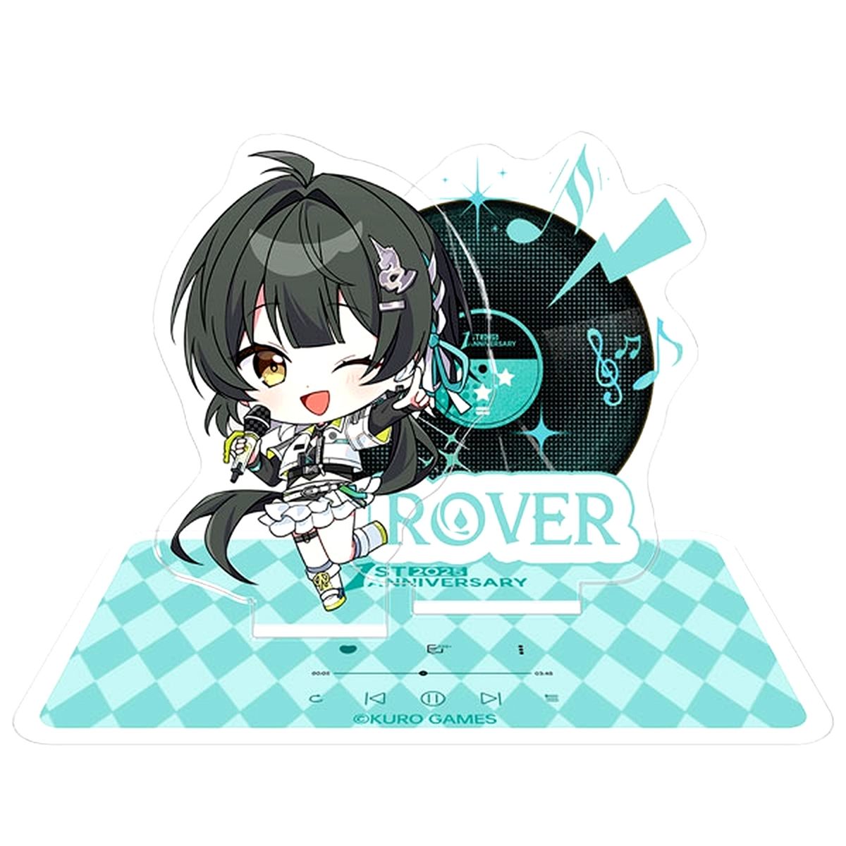 Female Rover Wuthering Waves Voice Chasing the Tide Theme Chibi Character Acrylic Stand [USED]
