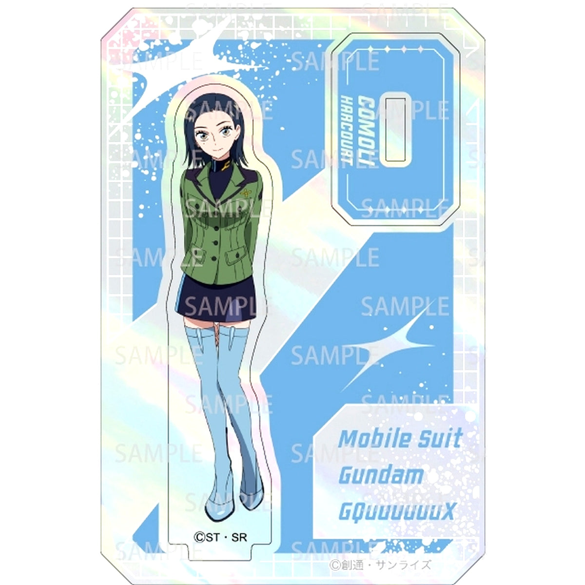 Comoli Harcourt Trading Aurora Mini Acrylic Stand Mobile Suit Gundam GQuuuuuuX [USED]
