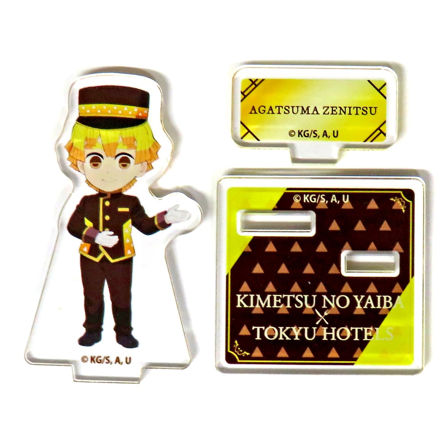 Zenitsu Agatsuma Demon Slayer: Kimetsu no Yaiba Tokyu Hotels Special Buffet 2025 Acrylic Stand [USED]