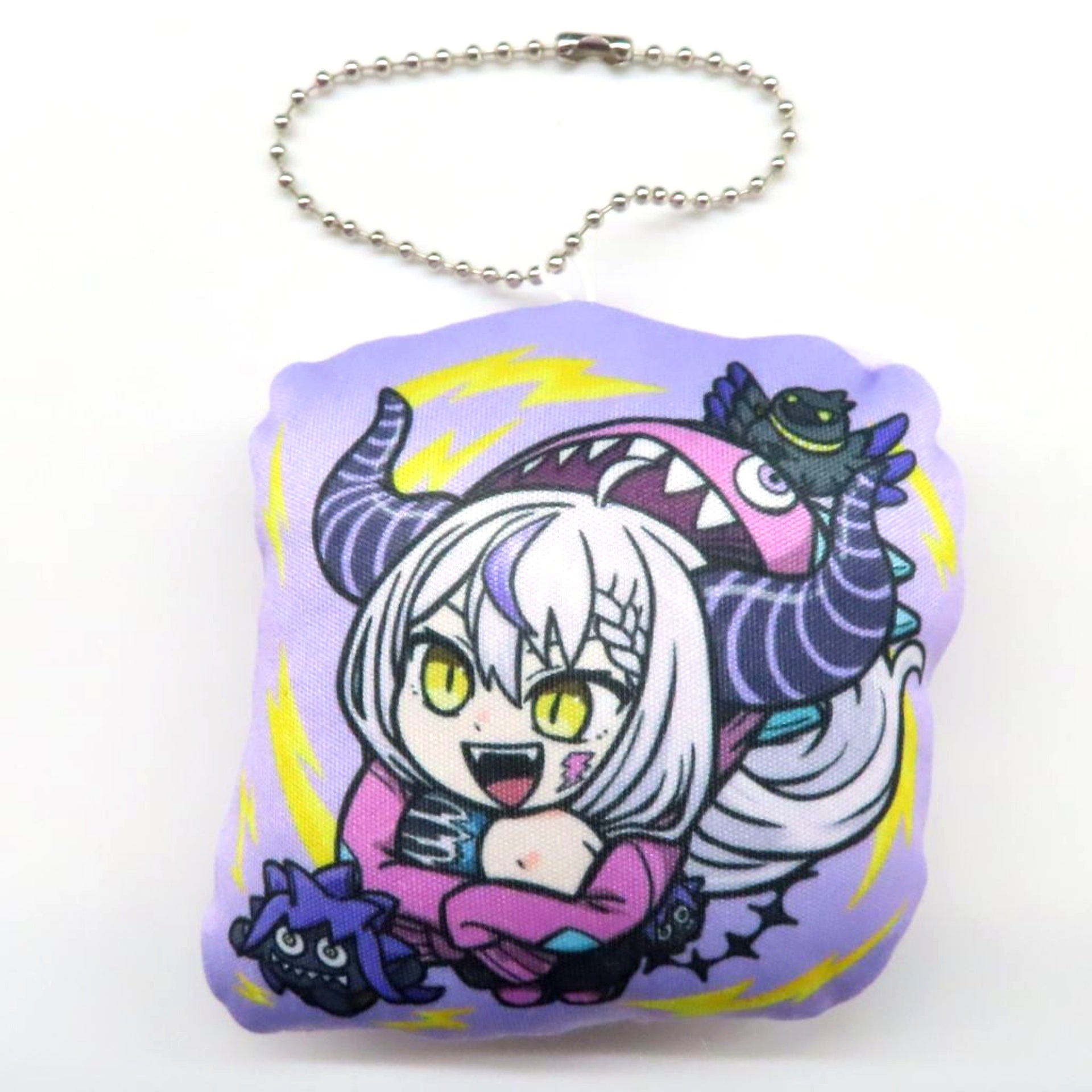 La+ Darknesss hololive CAPCOM CAFE x Street Fighter 6 Vol.1 Trading Cleaner Mascot Mini Character [USED]