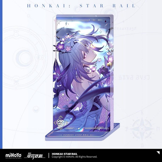 Honkai: Star Rail Light Cone Series Farewell Stay Beautiful Glitter Acrylic Stand [USED]