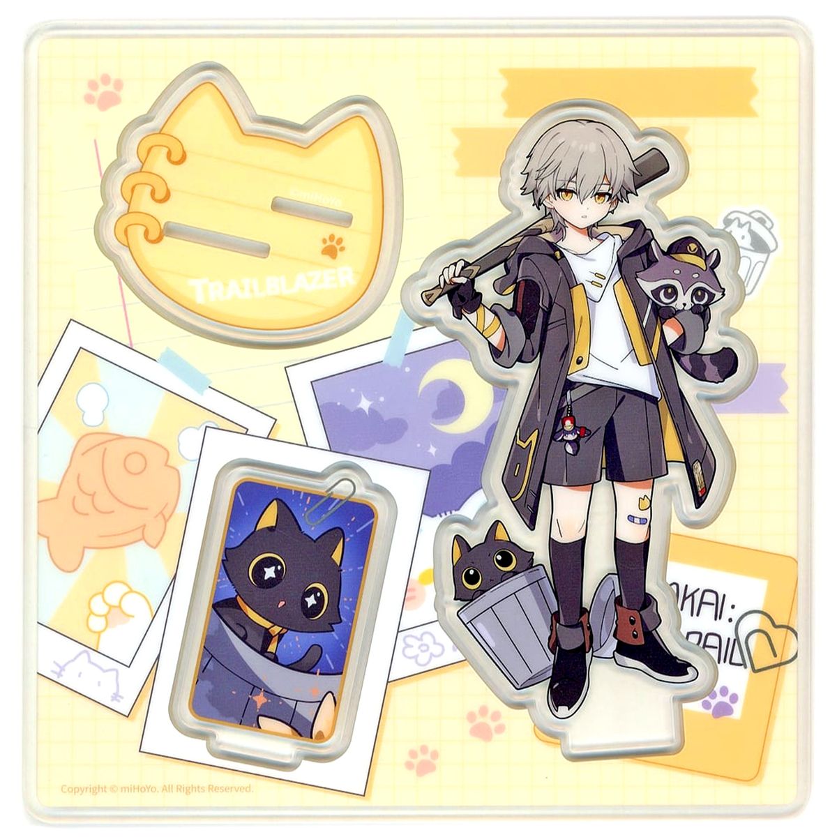 Trailblazer Male Honkai: Star Rail Chibi Neko Series Acrylic Stand [USED]