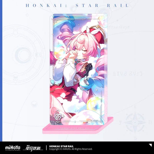 Honkai: Star Rail Light Cone Series So the Rainbow in the Sky Never Fades Glitter Acrylic Stand [USED]