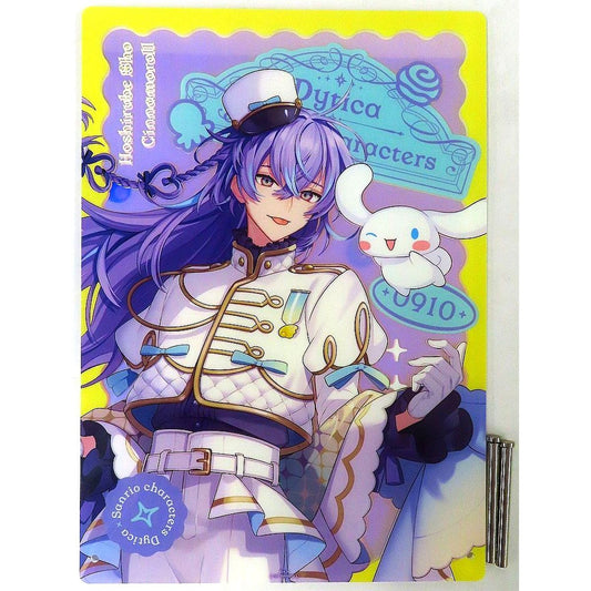 Hoshirube Sho x Cinnamoroll Aurora Acrylic Panel Virtual YouTuber Nijisanji Dytica x Sanrio Characters [USED]
