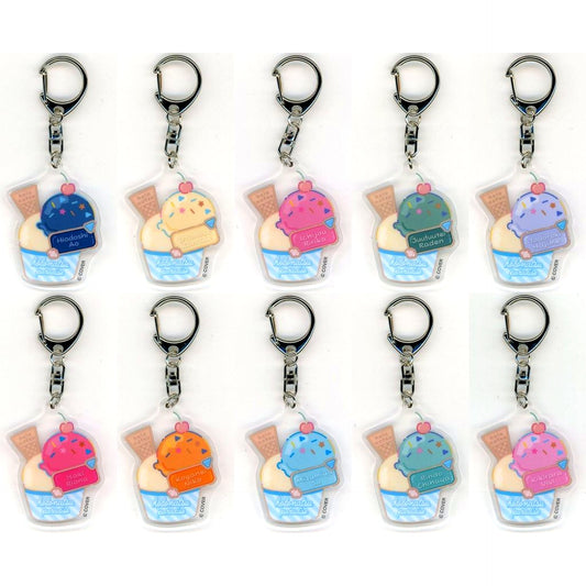 Set of 10 Hololive Random Acrylic Charm C Holo Natsu Paradise [USED]