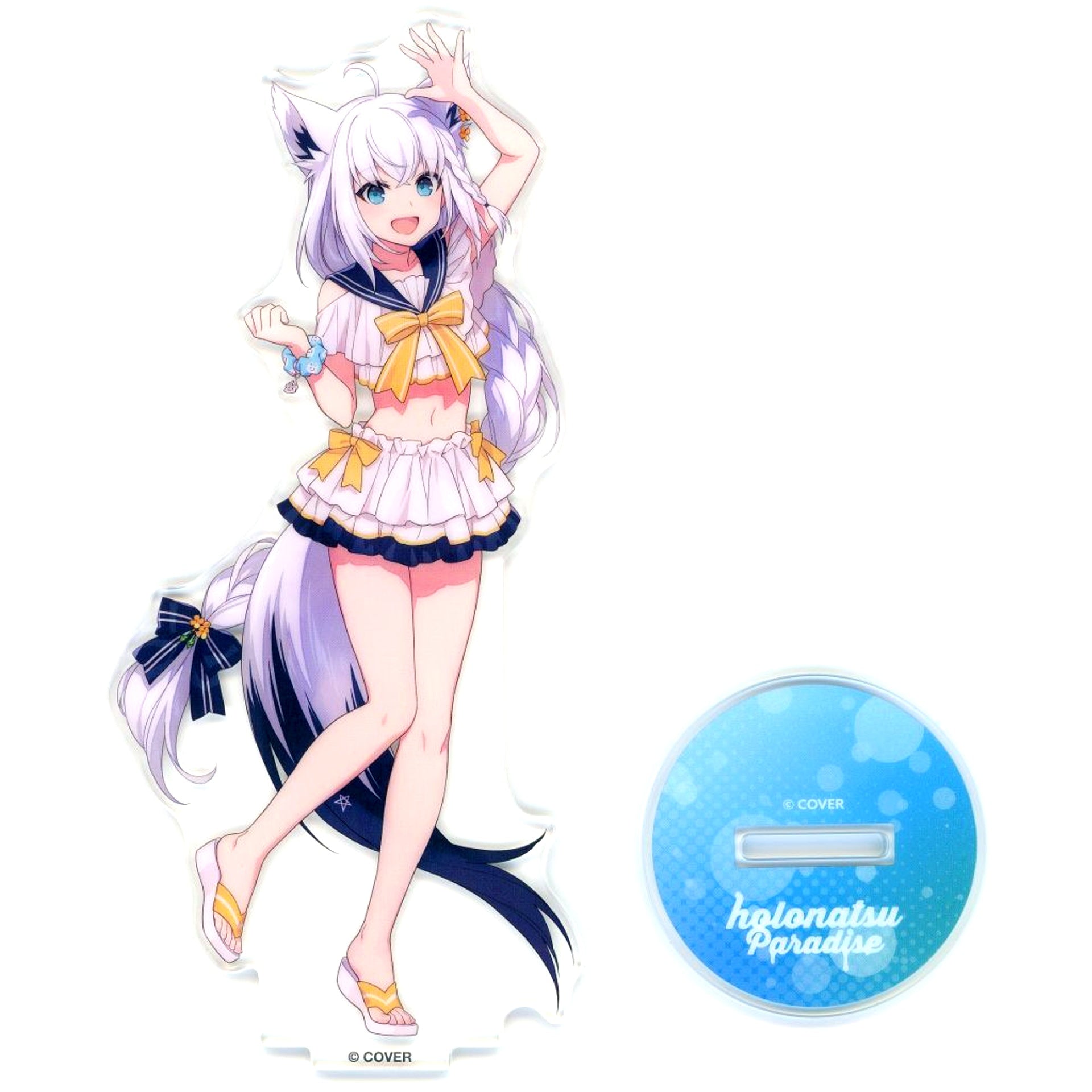 Shirakami Fubuki 1st Gen Ver. VTuber Hololive Holo Natsu Paradise Acrylic Stand [USED]