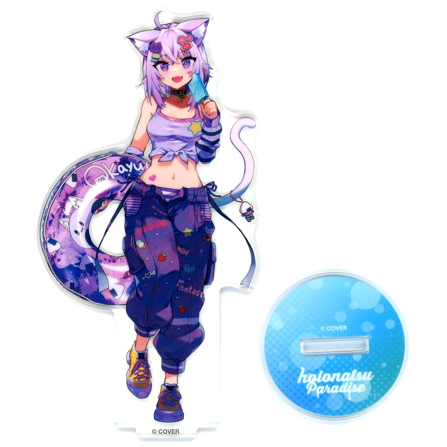 Nekomata Okayu VTuber Hololive Holo Natsu Paradise Acrylic Stand [USED]