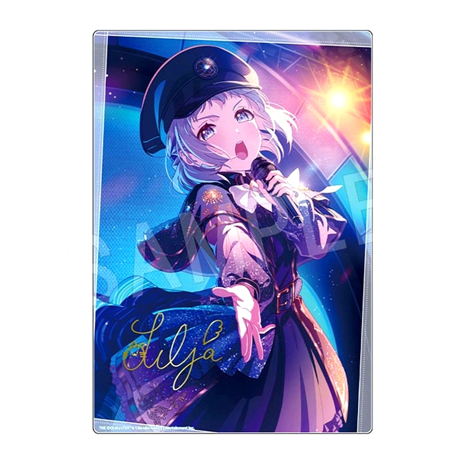 Lilja Katsuragi Gakuen Idolmaster Signed Acrylic Art Panel ver.2 C106 Goods [USED]