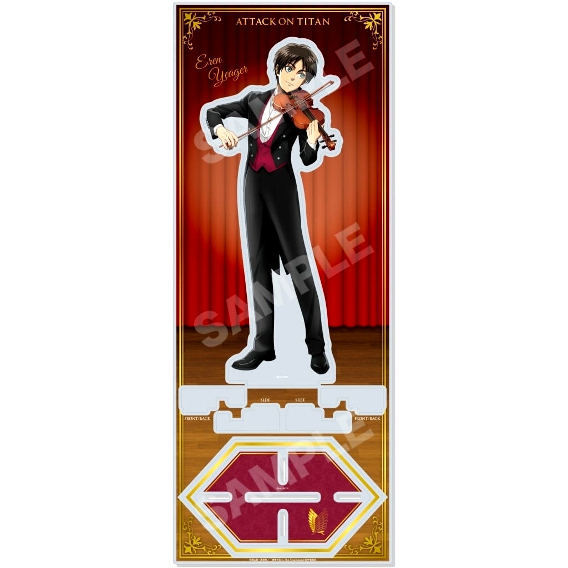 Eren Yeager Attack on Titan Acrylic Stand L Quartet Ver. 1 [USED]