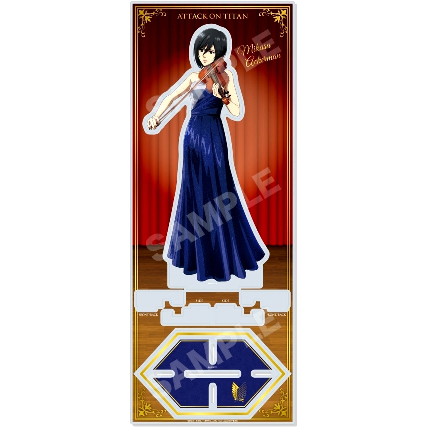 Mikasa Ackerman 2. Quartet Ver. Attack on Titan Acrylic Stand L [USED]