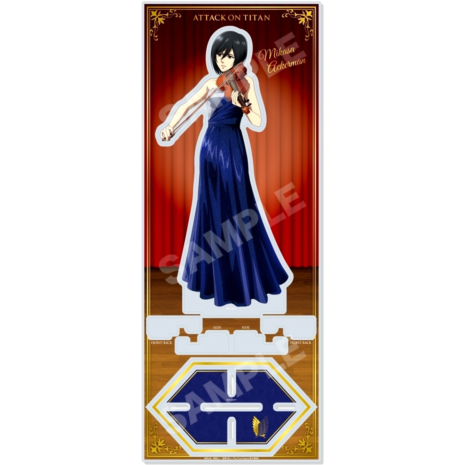 Mikasa Ackerman 2. Quartet Ver. Attack on Titan Acrylic Stand L [USED]