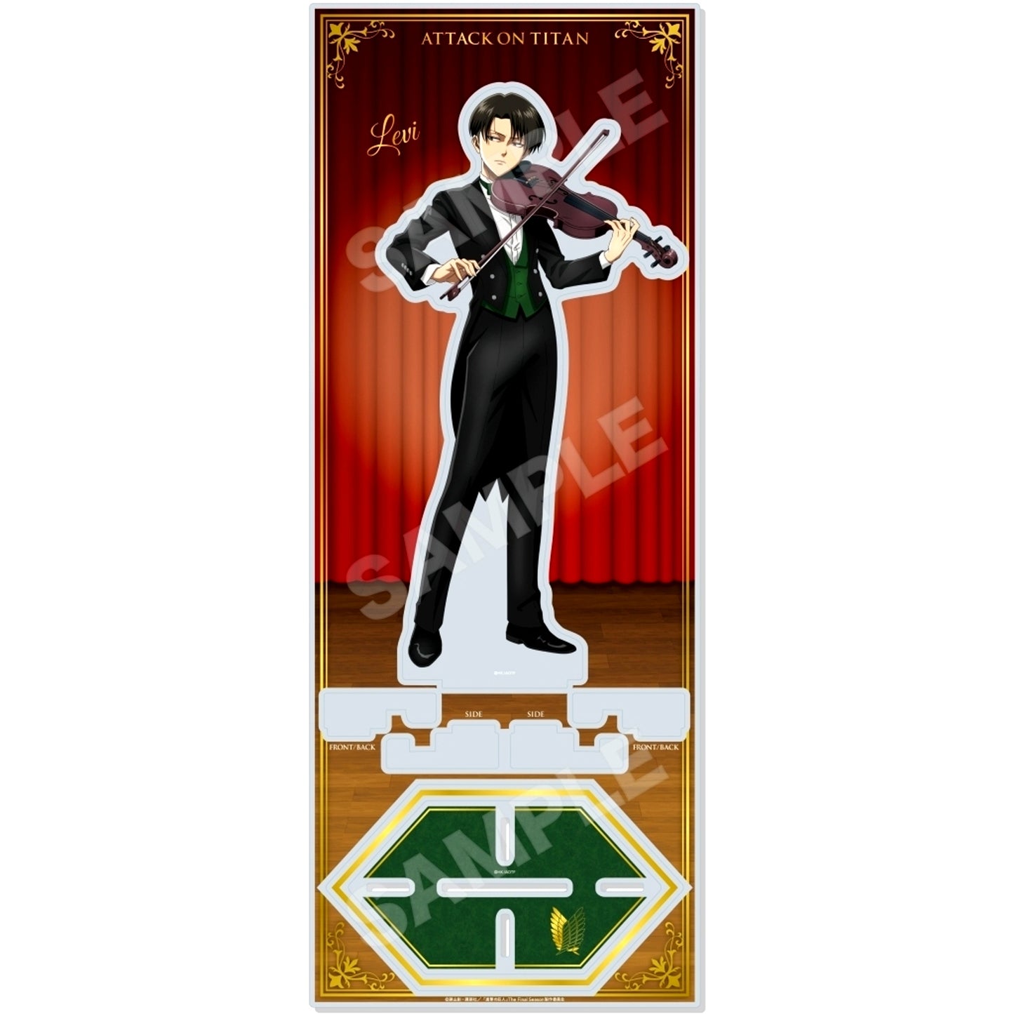 Levi 3. Quartet Ver. Attack on Titan Acrylic Stand L [USED]