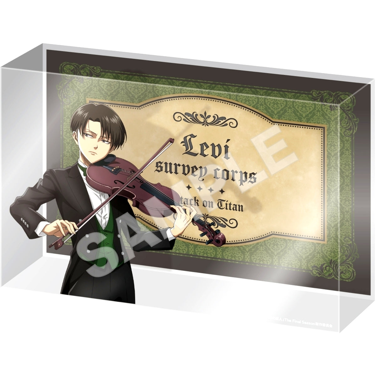 Levi 3. Quartet Ver. Attack on Titan Crystal Art Board [USED]