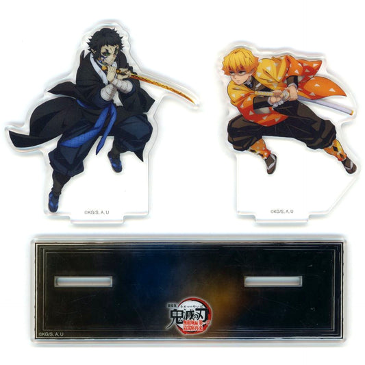 Zenitsu Agatsuma VS Kaigaku Fierce Battle Acrylic Stand Set Demon Slayer: Kimetsu no Yaiba the Movie Infinity Castle Arc Chapter 1 Akaza Returns Theater Goods [USED]