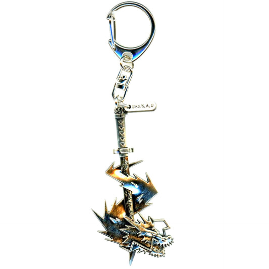 Zenitsu Agatsuma Demon Slayer The Movie Infinity Castle Arc Chapter 1 Akaza Returns Theater Goods Nichirin Sword Metal Charm [USED]