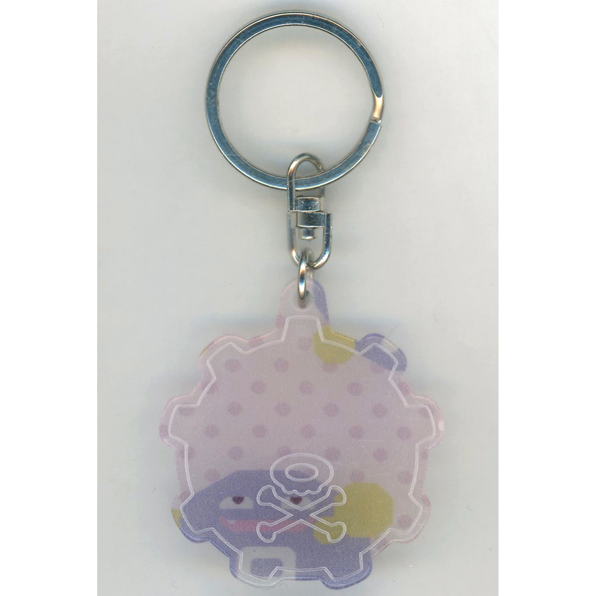 Koffing Pokemon Shirts x NEWSED Fabric Scraps Keyholder Acrylic Keychain [USED]