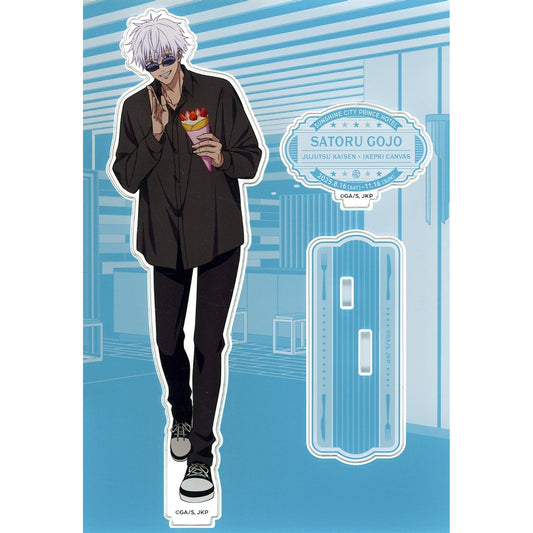 Satoru Gojo Illustration Acrylic Stand Jujutsu Kaisen x IKEPRI CANVAS [USED]