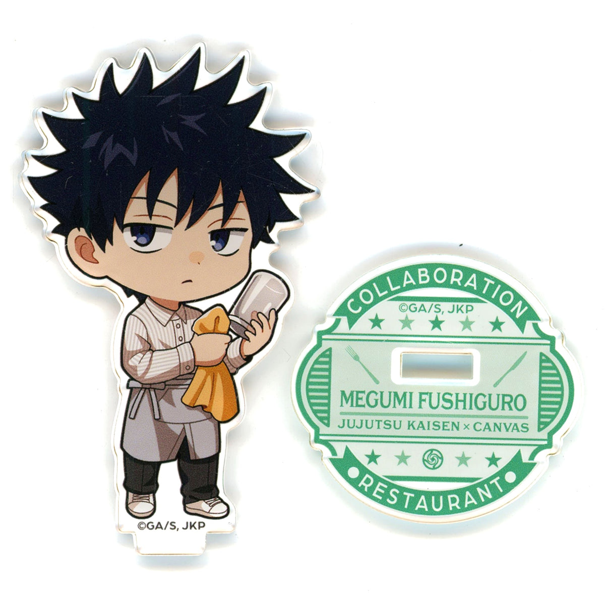 Megumi Fushiguro Jujutsu Kaisen x IKEPRI CANVAS Trading Mini Character Acrylic Stand [USED]
