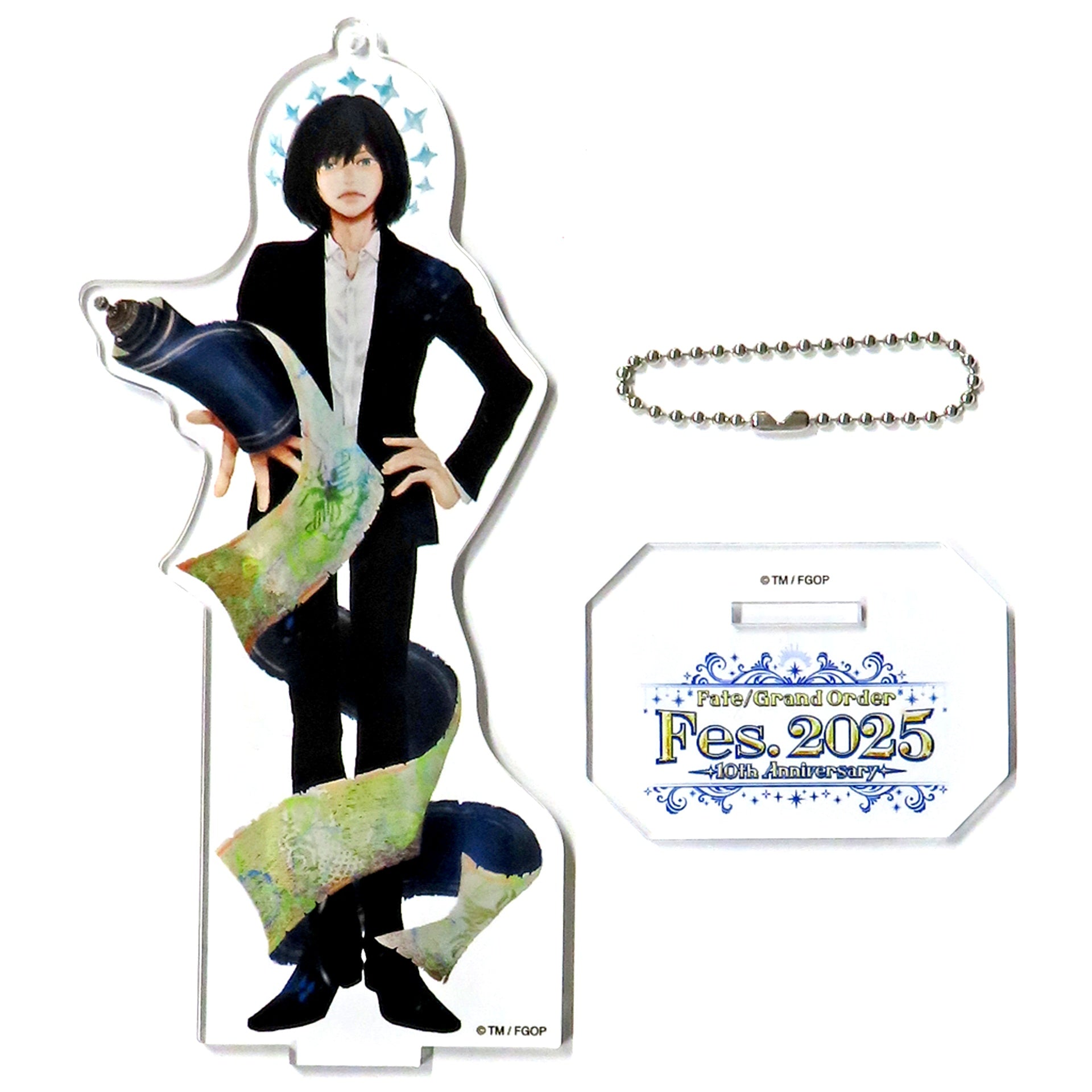 Pretender Oberon Servant Specific Illustration Acrylic Mascot Fate/Grand Order Fes. 2025 10th Anniversary [USED]