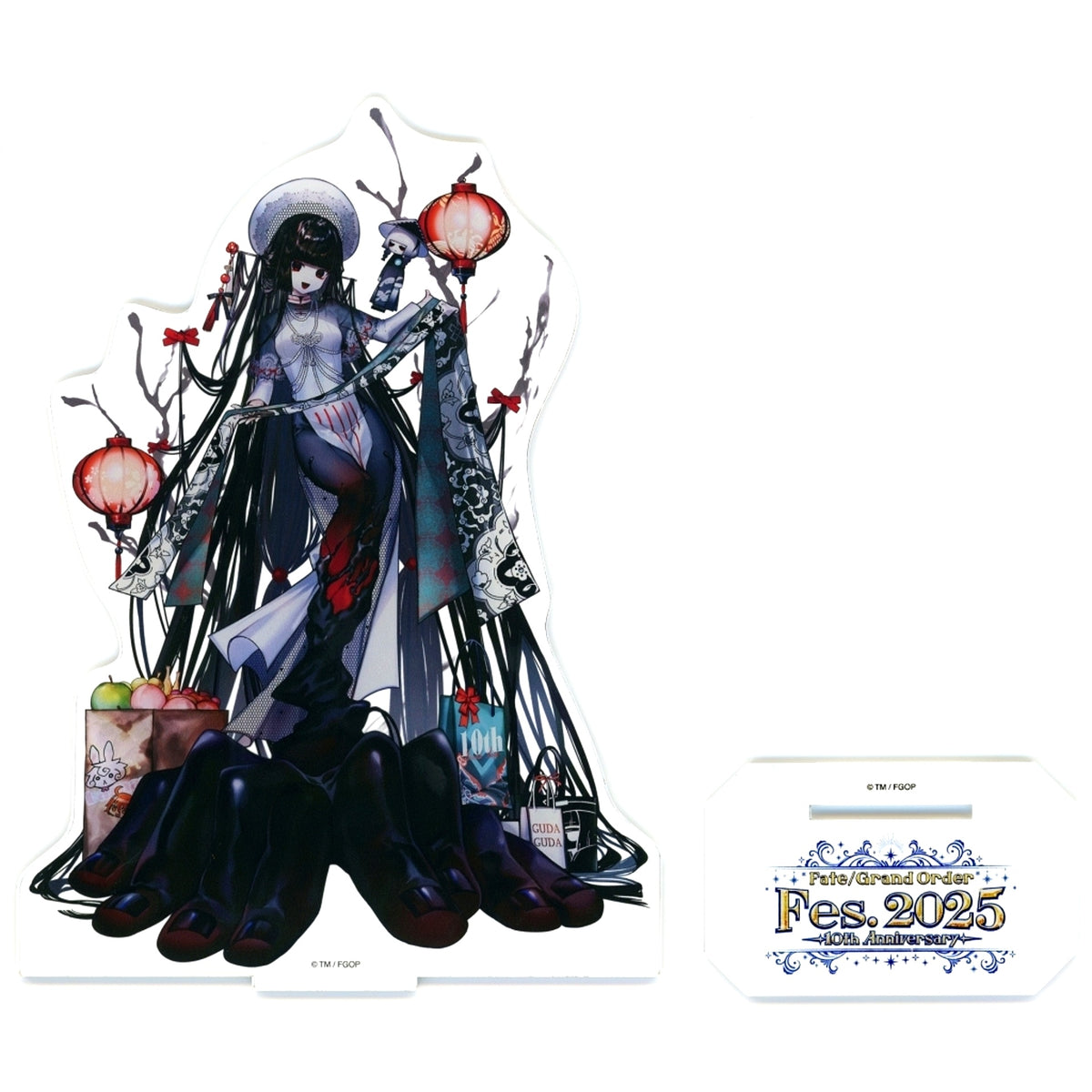 Komahime Berserker By Servant Illustration Fate/Grand Order Fes. 2025 10th Anniversary Big Acrylic Stand [USED]