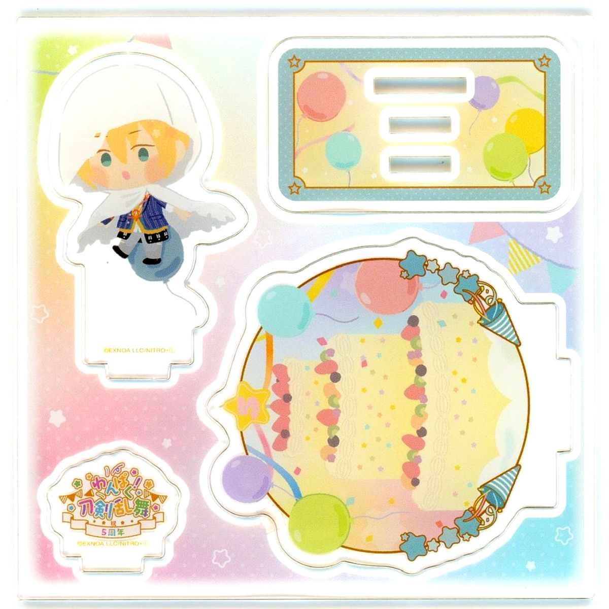 Yamanbagiri Kunihiro Wanpaku! Touken Ranbu Acrylic Stand Plate 5th Anniversary POP UP SHOP [USED]