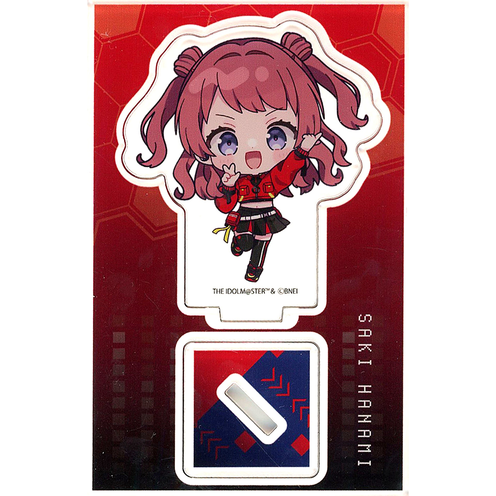 Saki Hanami Gakuen Idolmaster x AVIOT POP UP SHOP in Marui Mini Character Trading Acrylic Stand [USED]