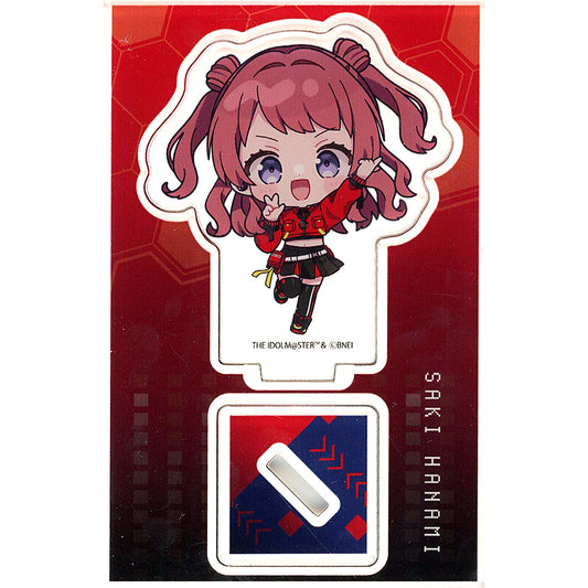 Saki Hanami Gakuen Idolmaster x AVIOT POP UP SHOP in Marui Mini Character Trading Acrylic Stand [USED]