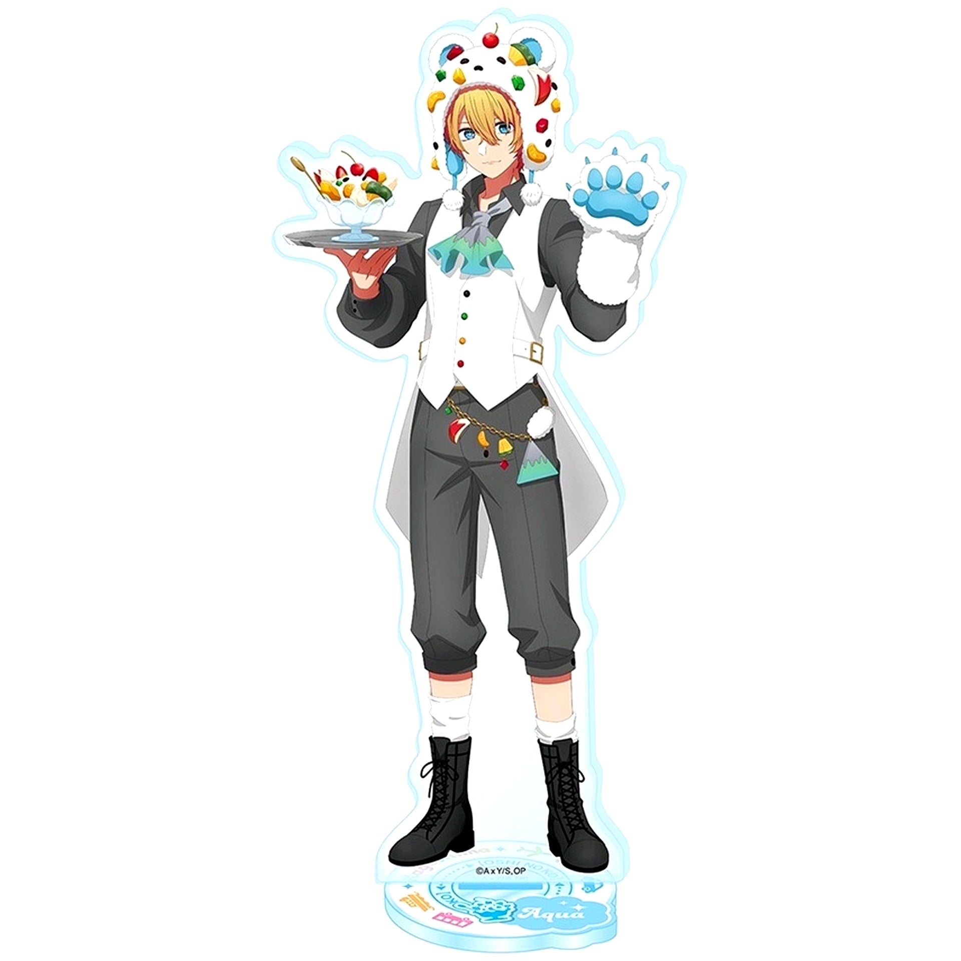Aqua/Aquamarine Hoshino (Kagoshima) Acrylic Stand Figure Oshi no Ko Japan Nationwide Project 47 Prefectures' Children [USED]