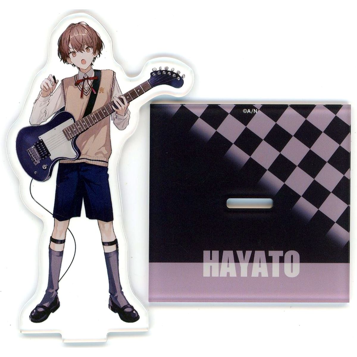 Kagami Hayato April Fools SMC Group Acrylic Stand Virtual YouTuber Nijisanji [USED]