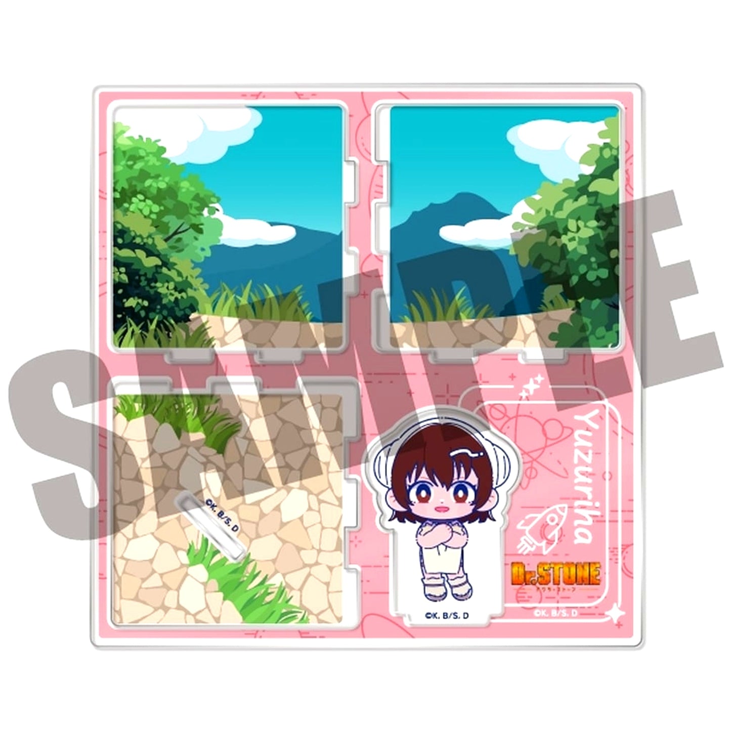 Yuzuriha Ogawa D. Dr. STONE New Retro Acrylic Diorama [USED]