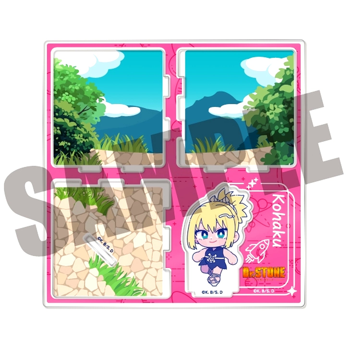 Kohaku E. Dr. STONE Newtro Acrylic Diorama [USED]