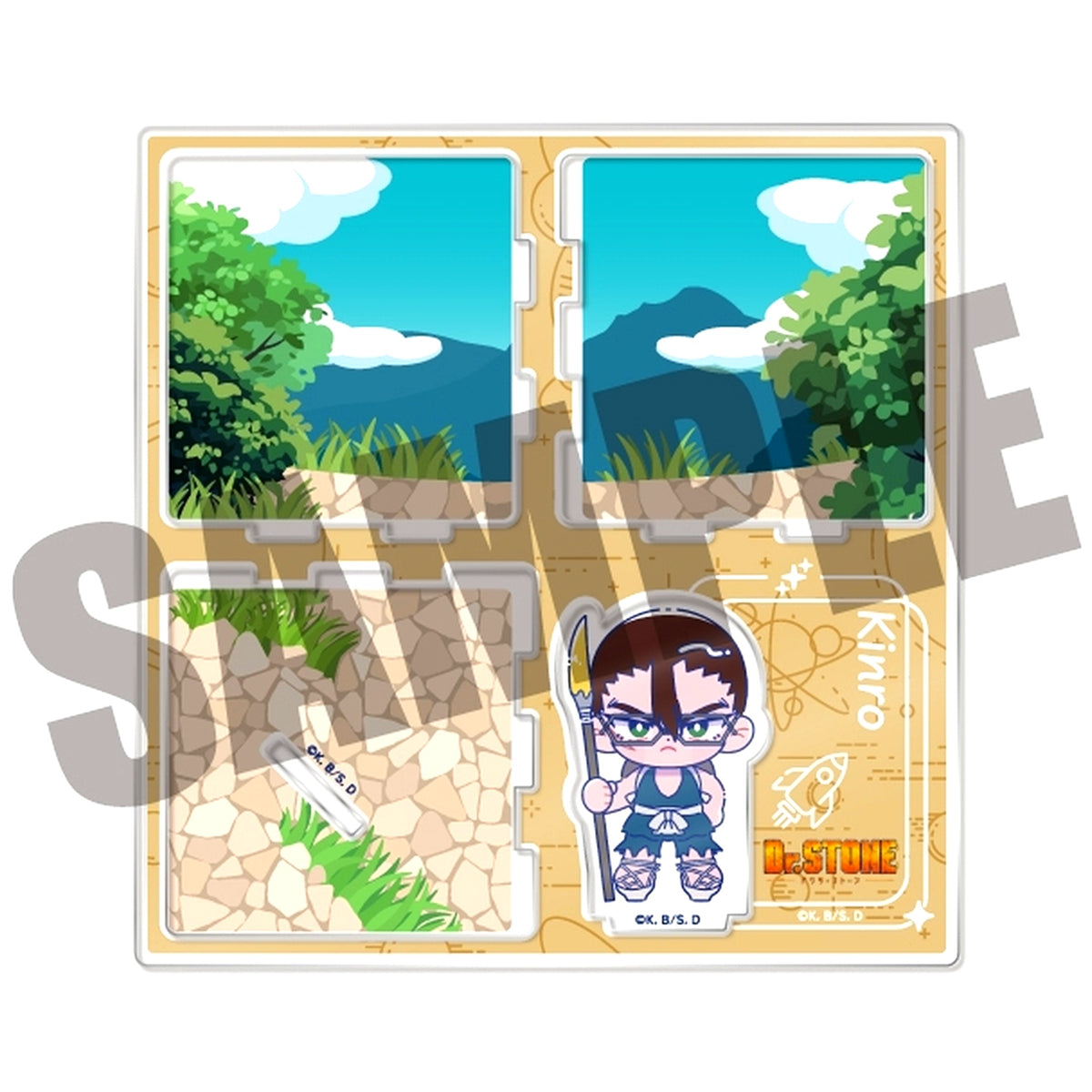 Kinro G. Dr.STONE Newtro Acrylic Diorama [USED]