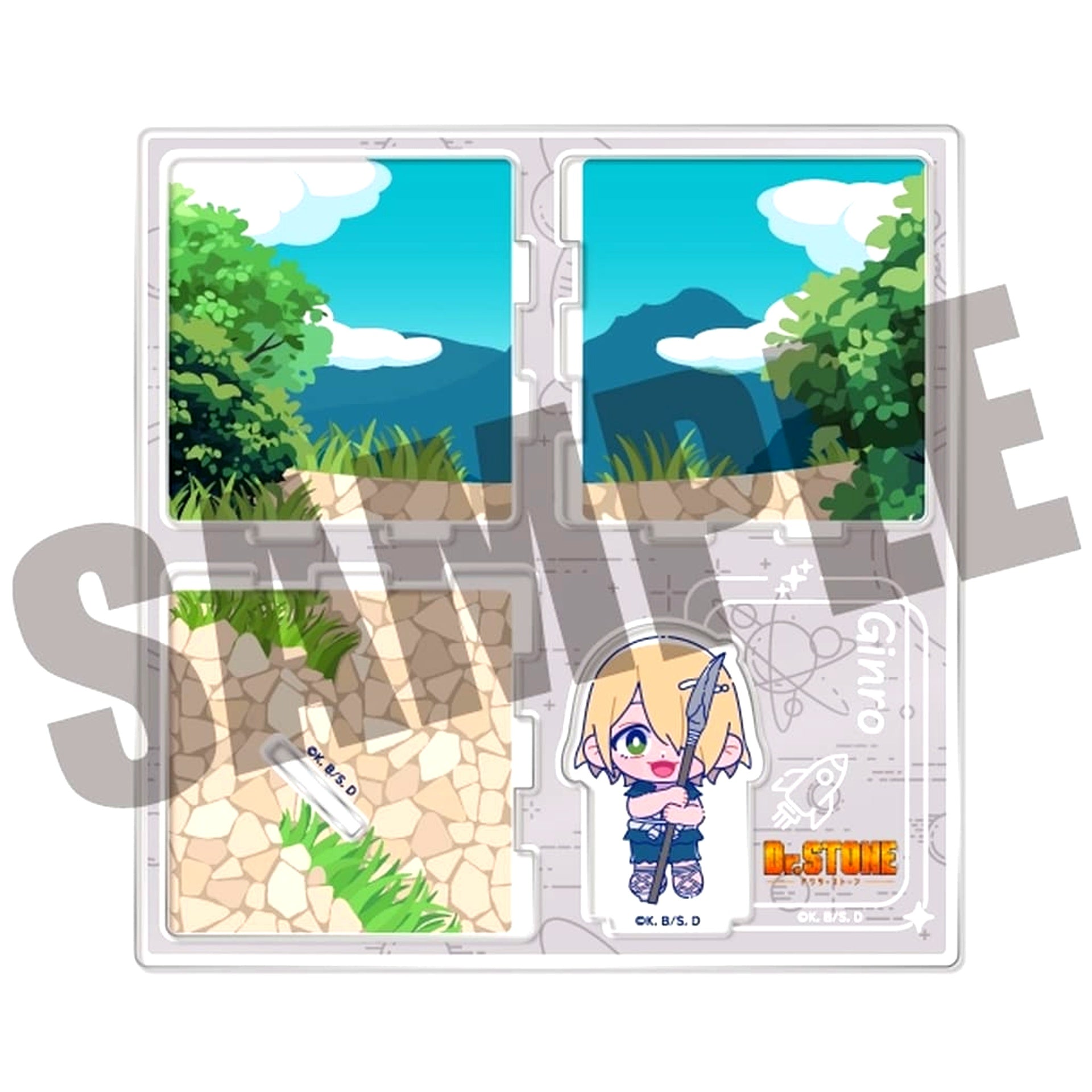 Ginro Dr. STONE Nyutoro Acrylic Diorama H [USED]