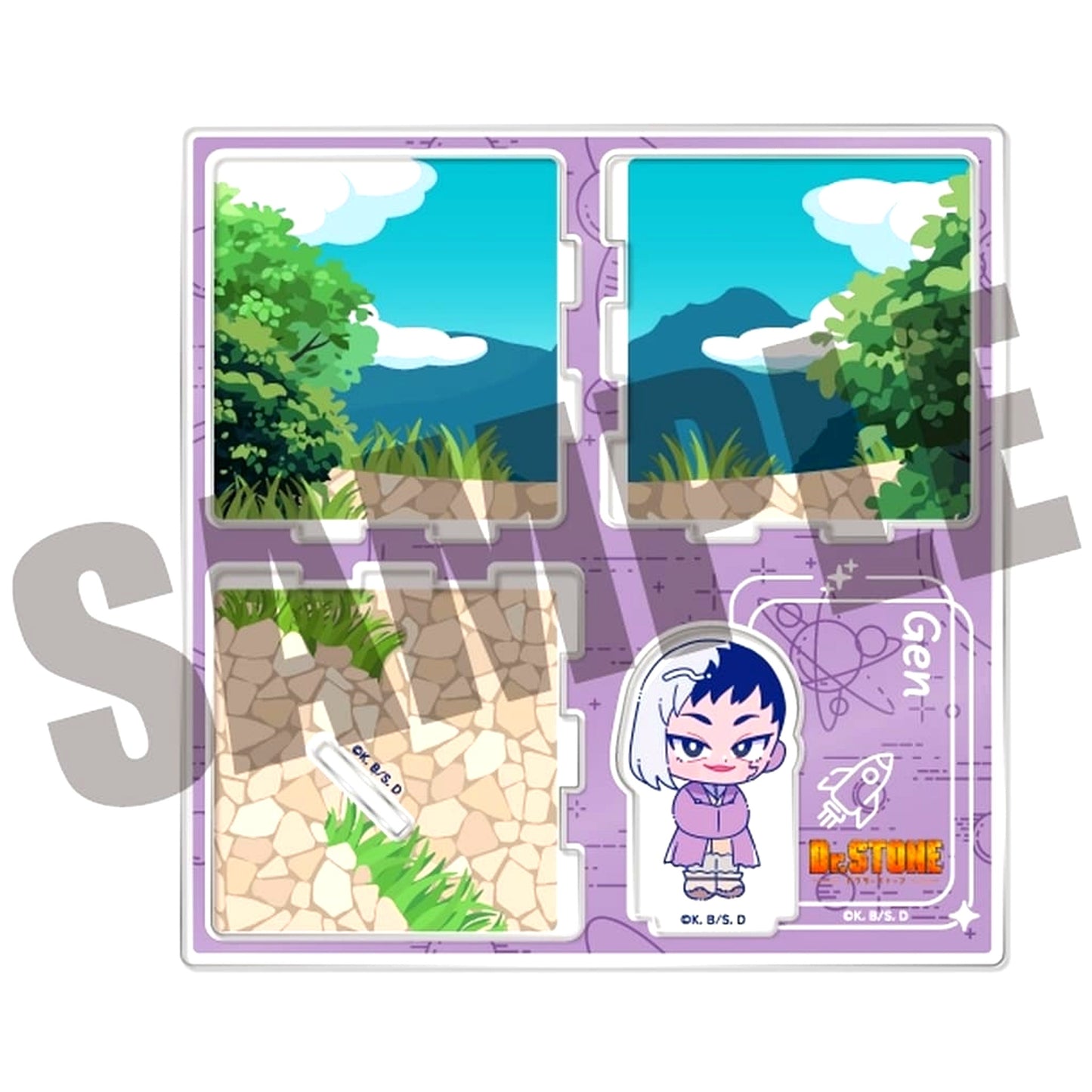 Gen Asagiri Dr. STONE Nyutoro Acrylic Diorama K [USED]