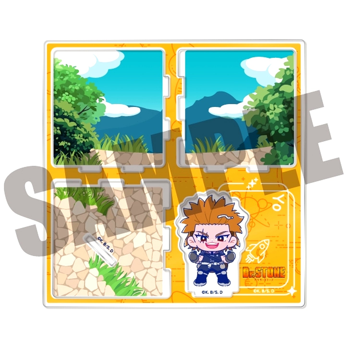 Yo Uei P. Dr.STONE Newtro Acrylic Diorama [USED]
