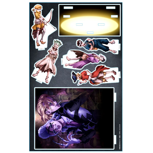 Senku & Gen & Ryusui & Chrome & Ukyo Xeno & Stanley Dr.STONE Acrylic Diorama [USED]