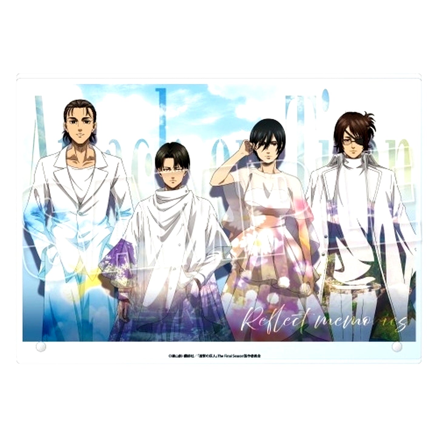 Group Attack on Titan Reflect Memories ver. Acrylic Panel [USED]