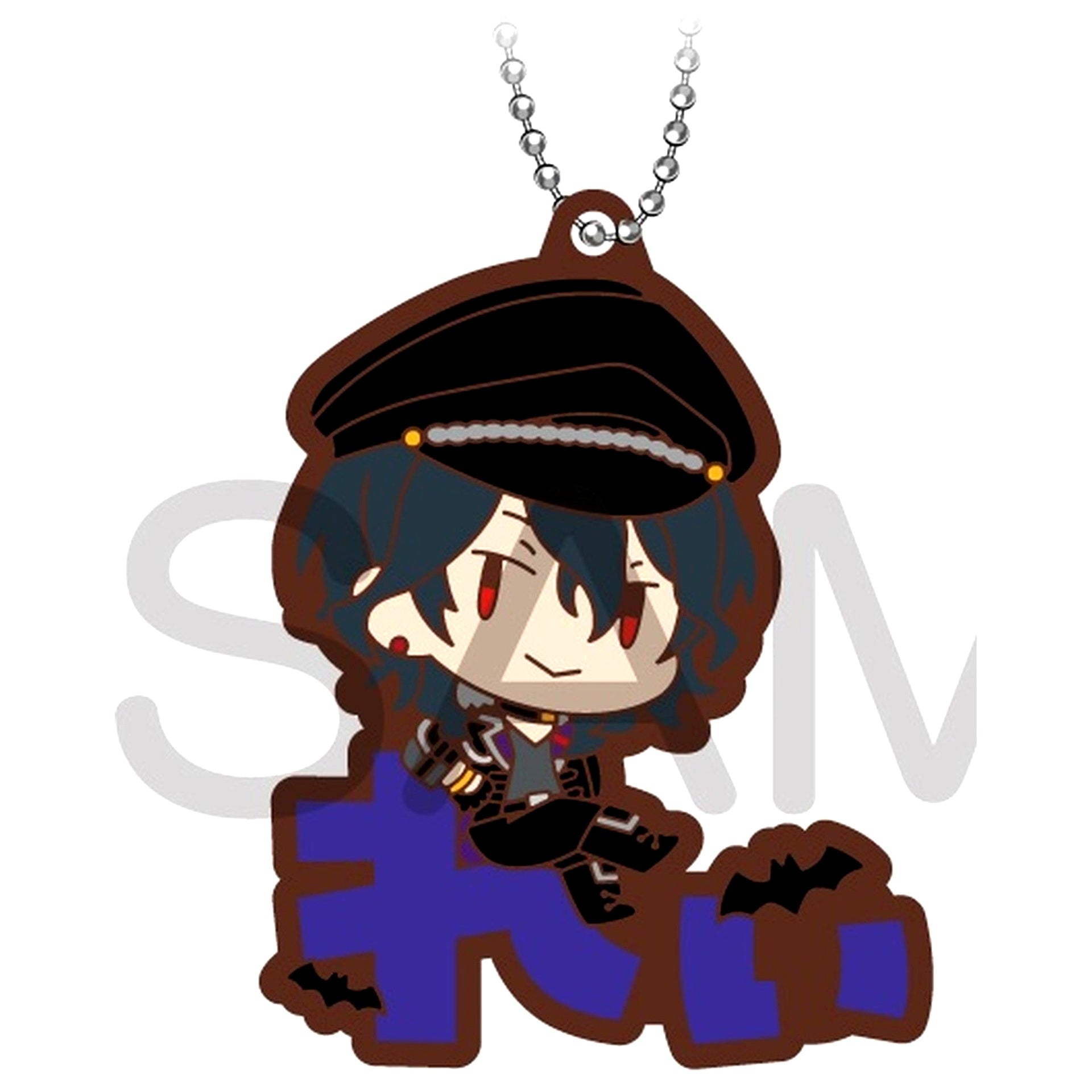 Rei Sakuma Ensemble Stars!! Onamae Pitanko Rubber Mascot Vol.1 Trickstar / UNDEAD [USED]