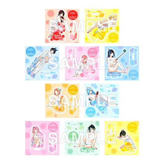 Set of 10 Rent-a-Girlfriend x The Children of the Shiunji Family Ver. Venus Trading Acrylic Stand [USED]