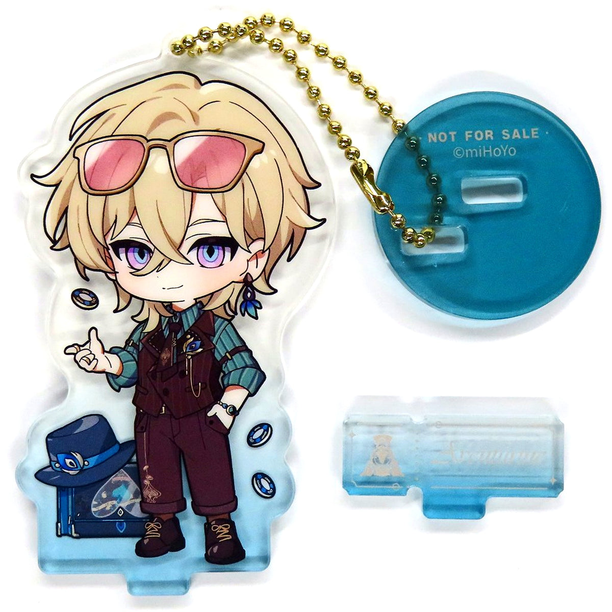 Aventurine Sunglasses Honkai Star Rail Acrylic Keychain Image Fashion Dress Purchase Bonus [USED]