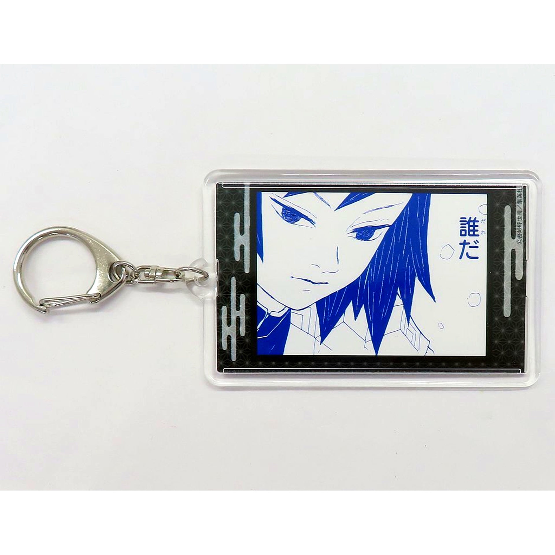 Giyu Tomioka Who is he Bromide Keychain Demon Slayer Kimetsu no Yaiba JUMP SHOP Limited [USED]