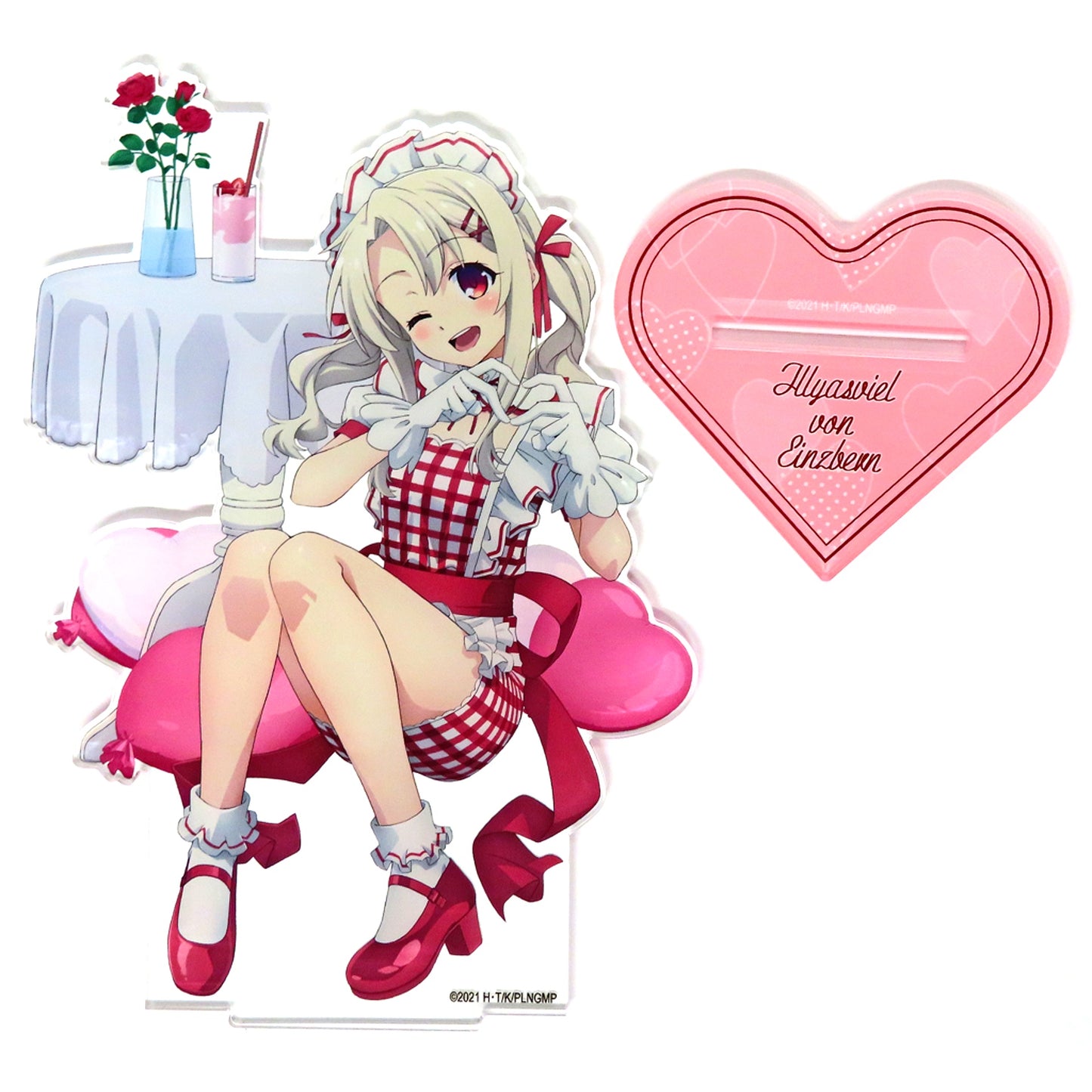 Illyasviel von Einzbern - Waitress Birthday Acrylic Stand L Fate/kaleid liner Prisma Illya [USED]