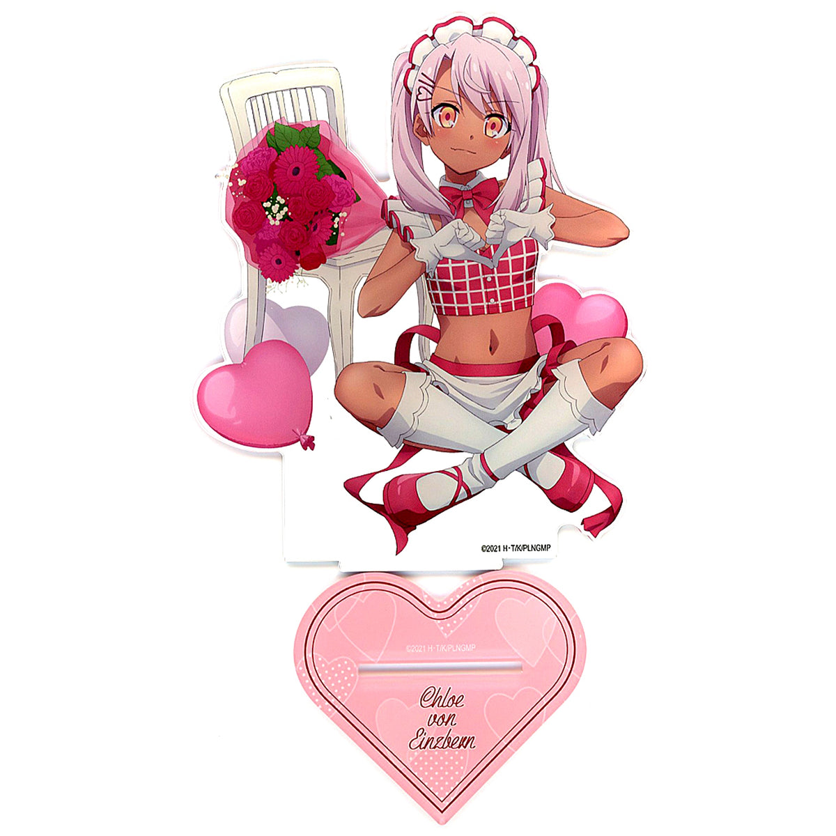 Chloe von Einzbern Waitress Birthday Acrylic Stand L Fate/kaleid liner Prisma Illya [USED]