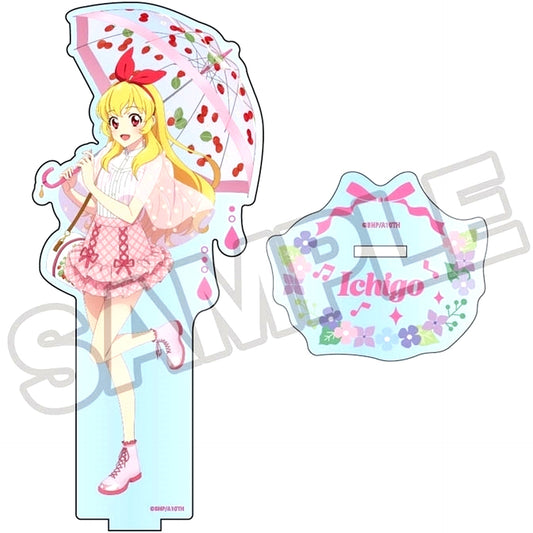Ichigo Hoshimiya Rainy Day Acrylic Stand Aikatsu! 10th STORY STARWAY to the Future [USED]