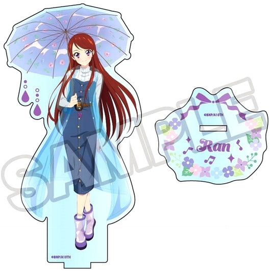 Ran Shibuki Rainy Day Acrylic Stand Aikatsu! 10th STORY STARWAY to the Future [USED]