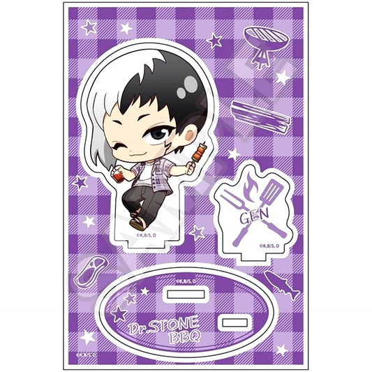 Gen Asagiri Dr. STONE BBQ Chibbitsu! Acrylic Stand Jr. [USED]