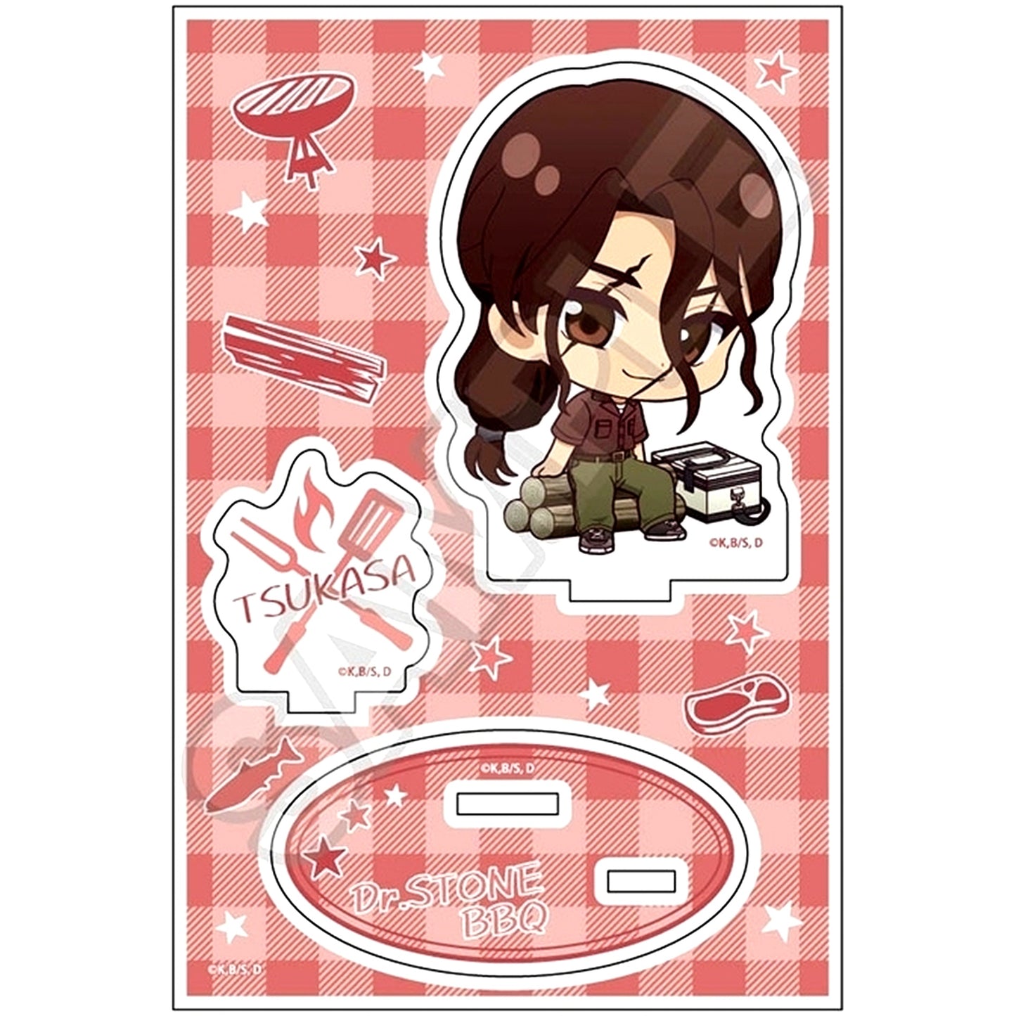Tsukasa Shishio Barbecue Dr. STONE Chibitts Acrylic Stand Jr. [USED]